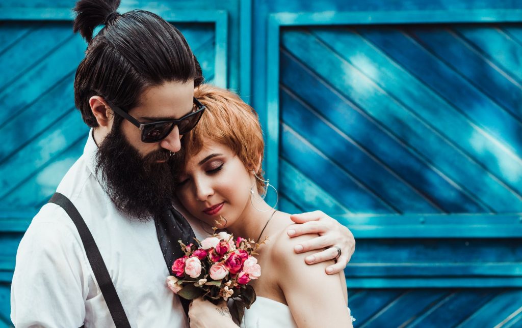 marijuana cannabis wedding day