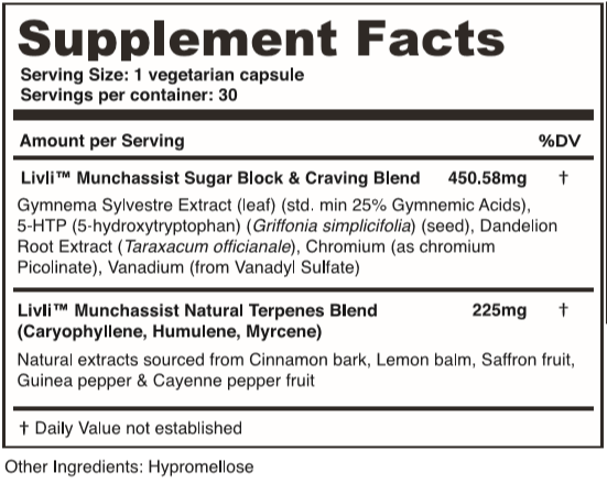 Supplement Facts- MunchAssist