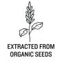 Extracted from organic seeds